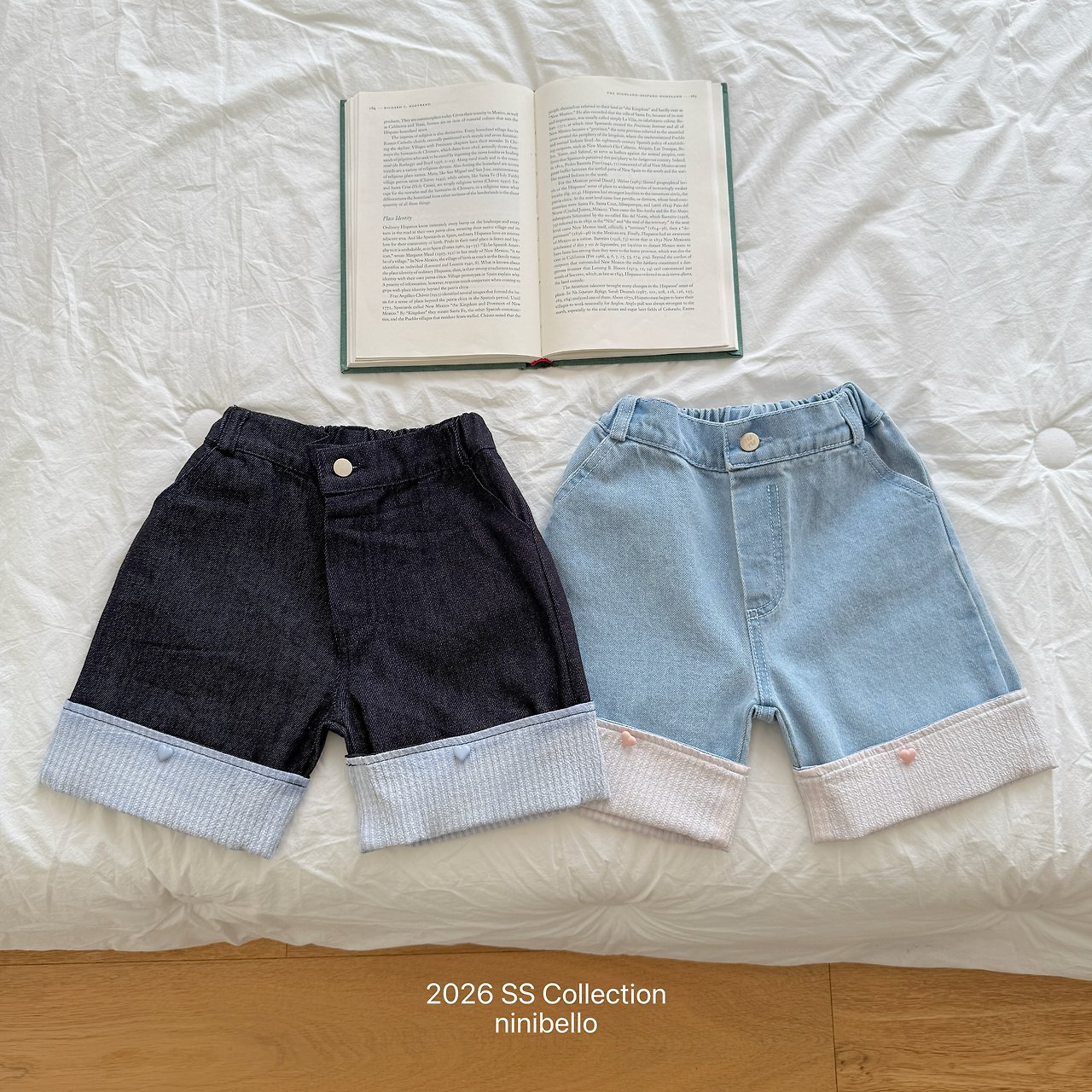 [여름]니니벨로-첵첵롤업데님팬츠6부