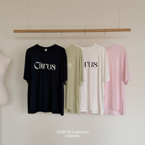 [여름]니니벨로-ADULT시트러스반팔티