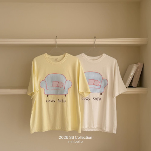 [여름]니니벨로-ADULT코지쇼파반팔티