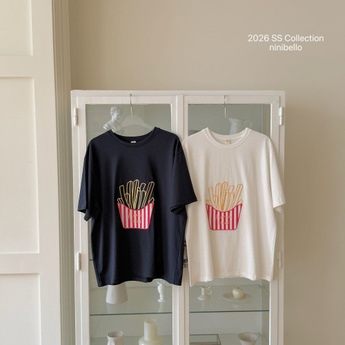 [여름]니니벨로-ADULT감자튀김반팔티