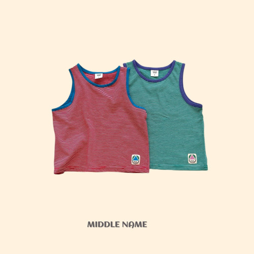 [여름]미들네임-랍빠배색나시T