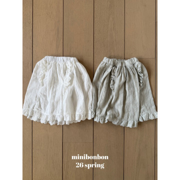[코코브로니]미니봉봉-흰스커트 그레이 JS