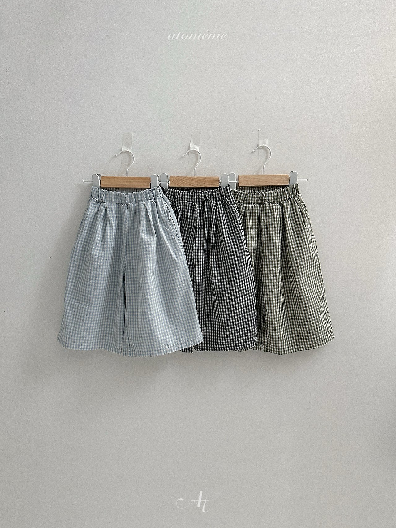 [여름]아토메메-뮤즈체크팬츠