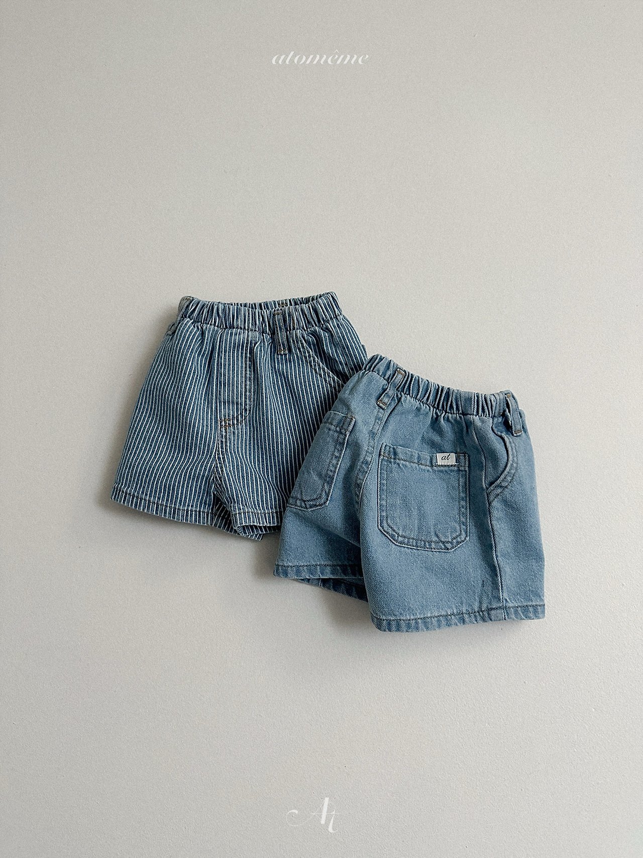 [여름]아토메메-루시데님숏팬츠