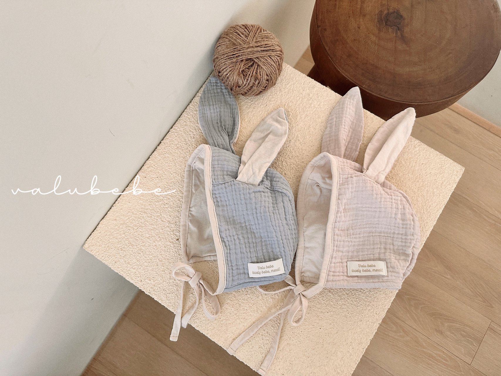 [여름]벨루베베-래빗배색보닛햇