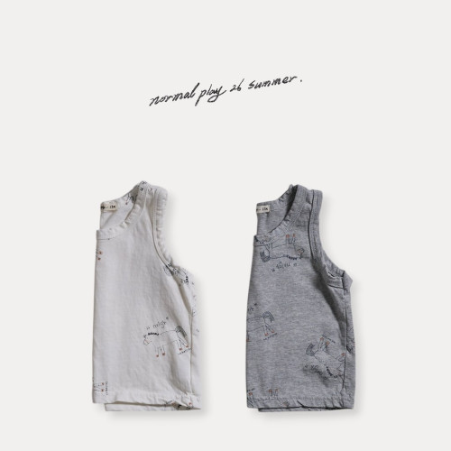 [여름]노멀플레이-포니전판민소매티