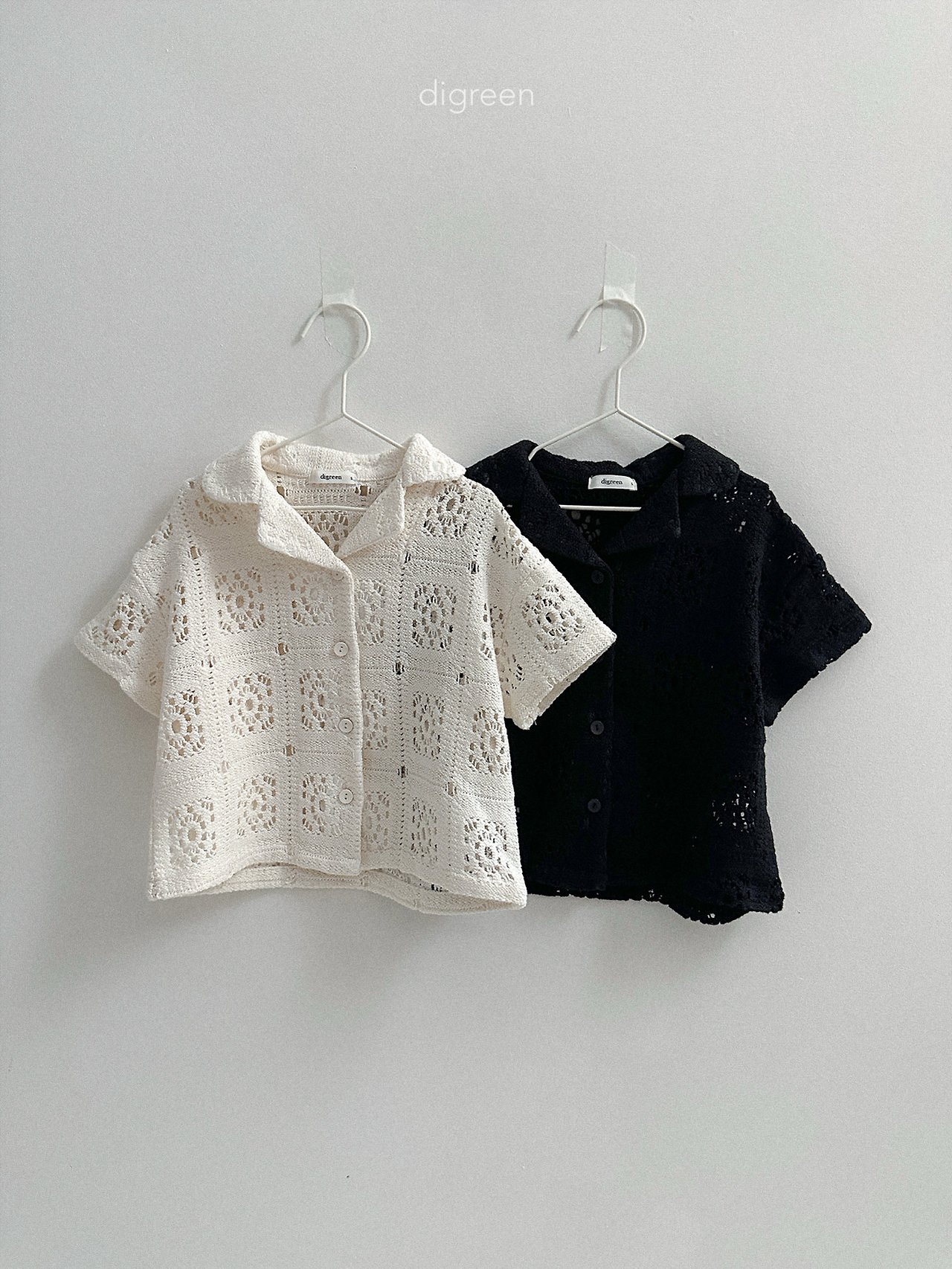 [여름]디그린-크로셰셔츠