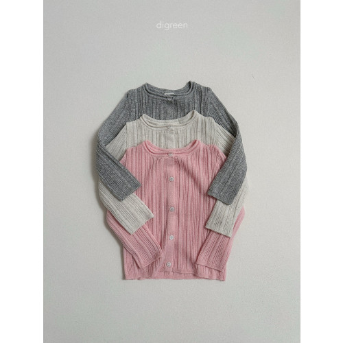 [여름]디그린-위글리골지가디건ADULT