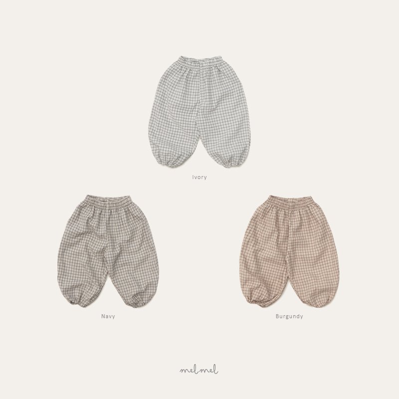 [여름]멜멜-체크블루머