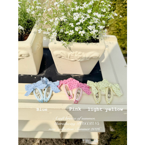 [여름]푸아송-마들렌리본삔