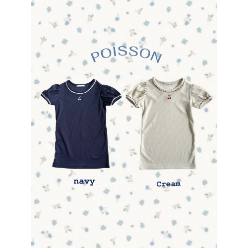 [여름]푸아송-체리퍼프원피스