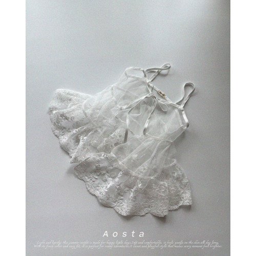 [여름]아오스타-레이스오픈원피스