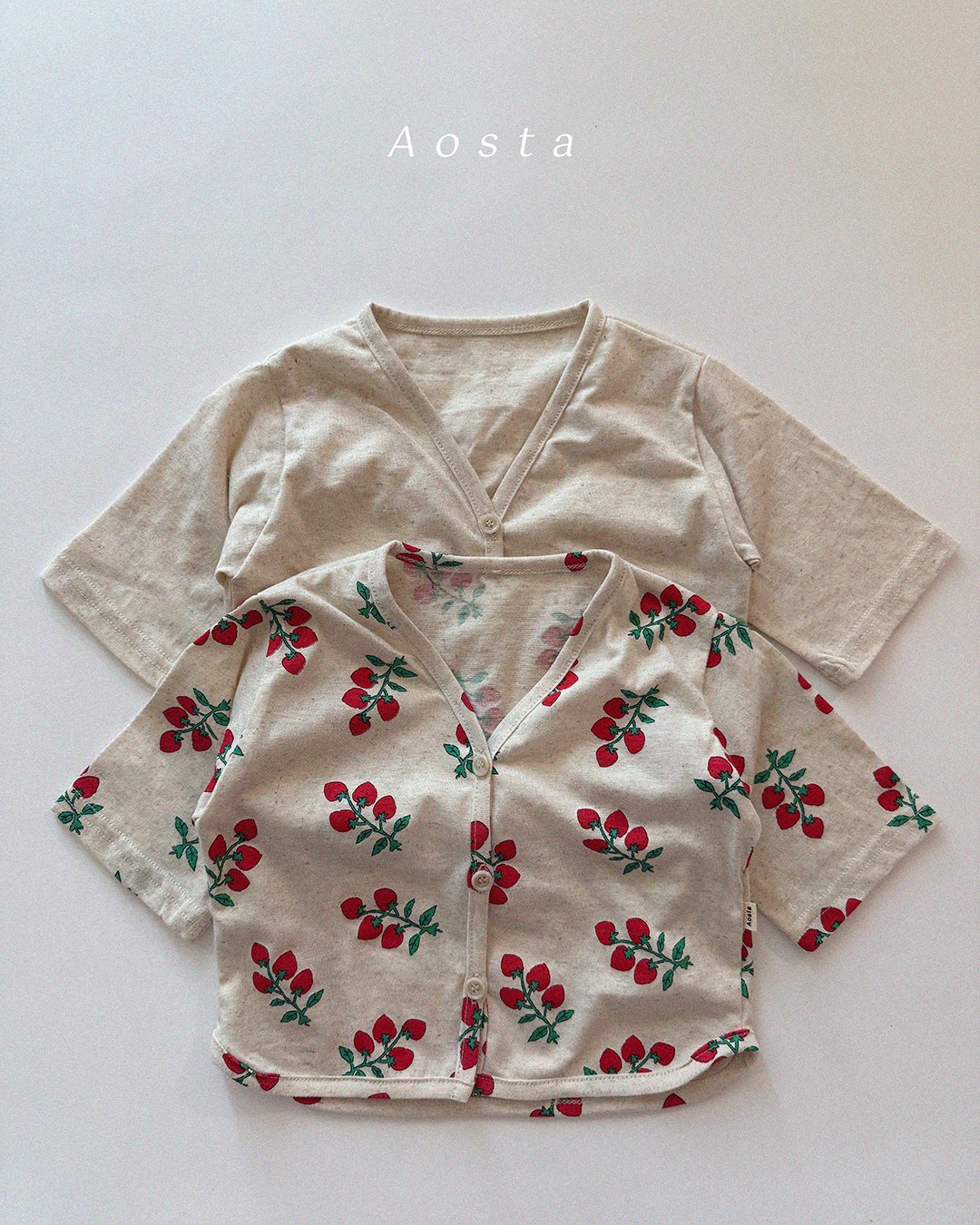 [여름]아오스타-린넨가디건