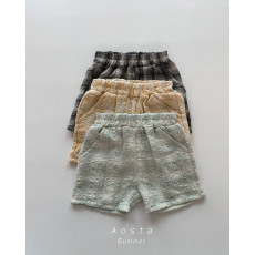 [여름]아오스타-체크반바지