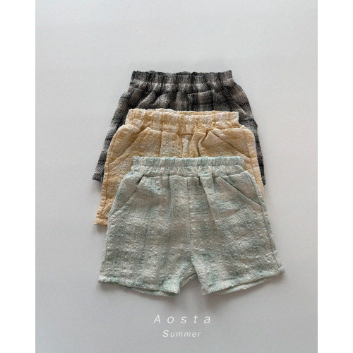 [여름]아오스타-체크반바지