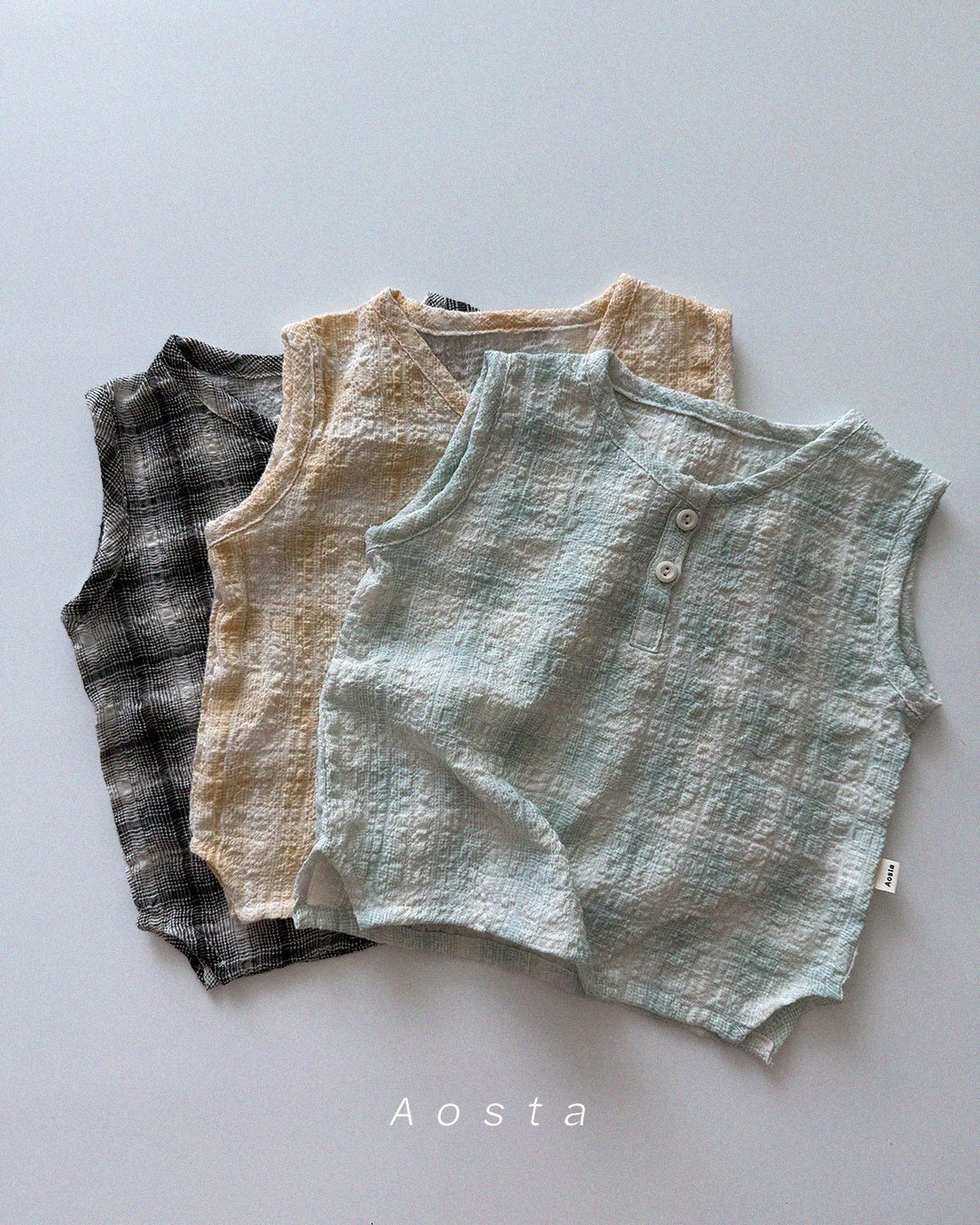 [여름]아오스타-체크셔츠