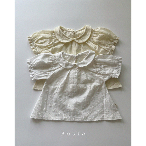 [여름]아오스타-카라블라우스