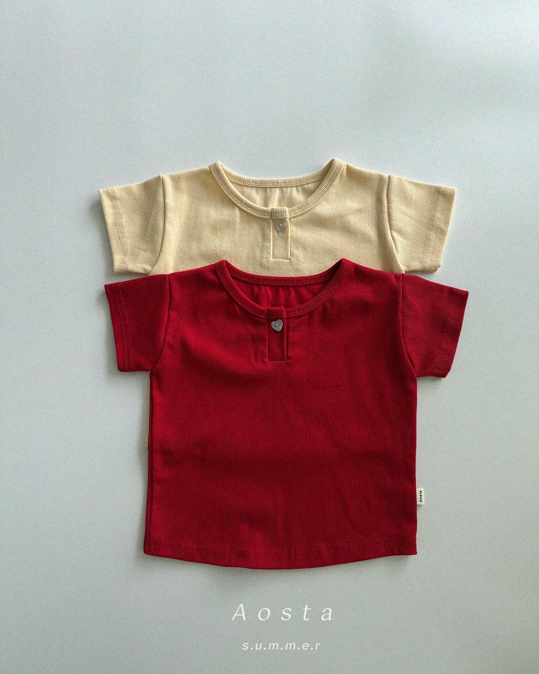 [여름]아오스타-하트단추티