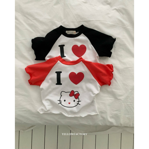 [여름]옐로우팩토리-네이아크롭반팔티