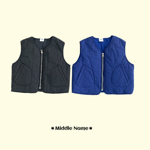 [가을]미들네임-립체크조끼