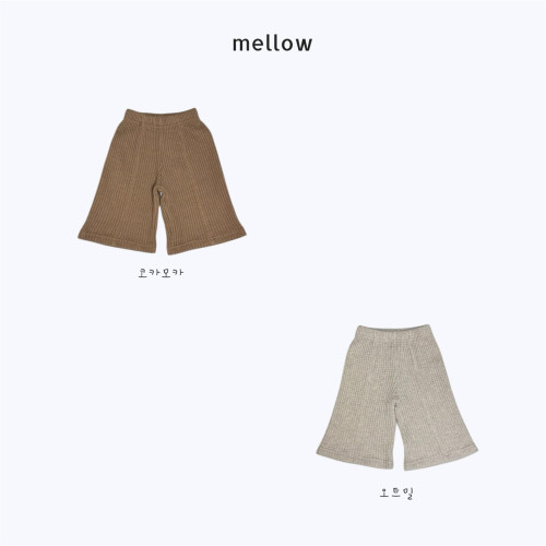 [가을]멜로우-더블와플세미부츠컷팬츠