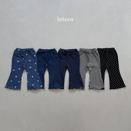 [가을]테테코-데님나염나팔바지